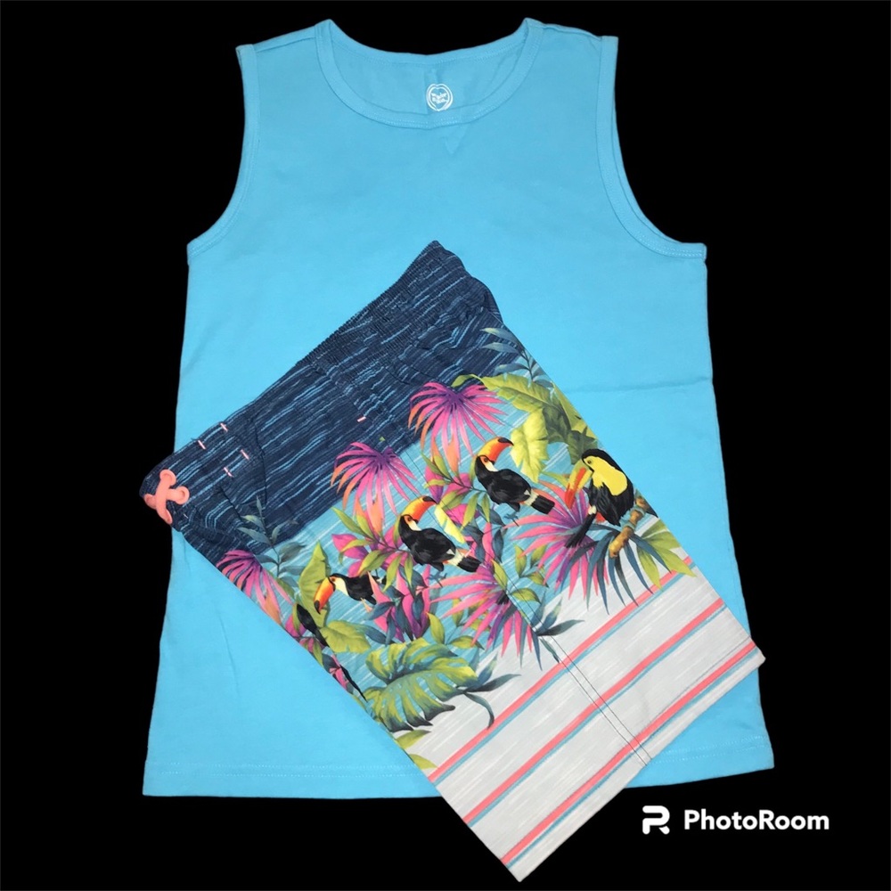 Swim Shorts with matching Tank
